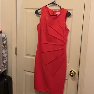 Calvin Klein pink dress